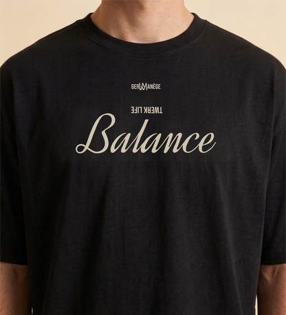 Twerk Life Balance Unisex Oversize T-Shirt