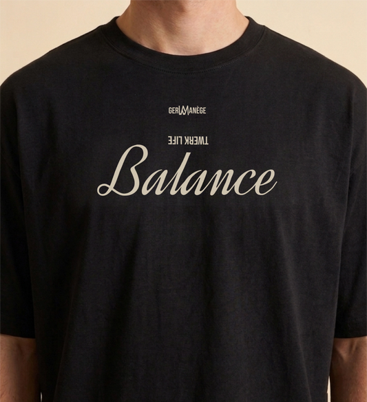 Twerk Life Balance Unisex Oversize T-Shirt